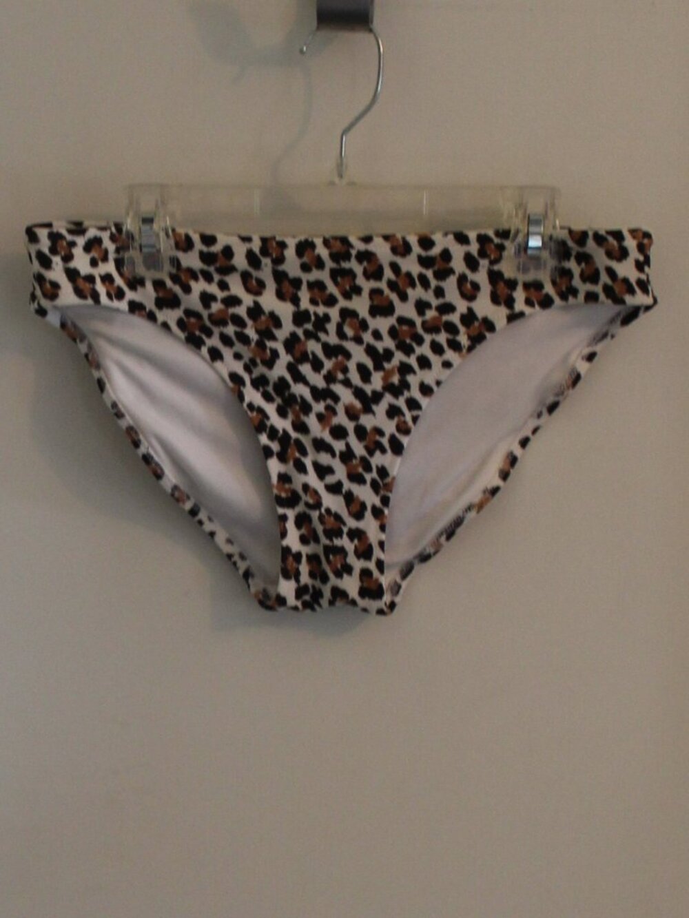 Aerie Leopard-print bikini bottoms, Size Medium